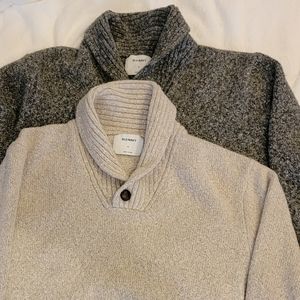 Old Navy Shawl-Collar Sweater for Men Set of 2